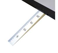 Door Gap Measuring Ruler, Door Undercut Gauge, Precise Ruler for Window Fitting Renovation Project Machinery Alignment