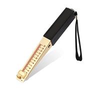 Door Gap Measuring Tool, 1-15mm Fire Door Gap Gauge Checker Tool Engineering Ruler, Feeler Gauges for House Engineering Inspection Flatness Measuring Tool Ruler(0.5mm/0.2mm) (0.2mm)