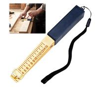 Door Gap Measuring Tool, Wedge-Shaped Vernier Feeler Gauge 1-15mm Fire Door Gap Gauge Checker Tool, Feeler Gauges Door Gap Measuring Engineering Ruler for House Engineering Inspection Flatness - 0.5mm