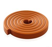 Door Gasket Sealant Tape with Silicone Material for Noise and Wind Reduction, Designed to Seal Door and Window For Gaps 1 15mm and Enhance Indoor Insulation (Orange)