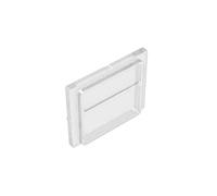 Door Glass for Train Window 1x4x3 10PCS Compatible with Lego 4034 GDS-2037 Classic Bulk Toy MOC Color:Trans-Clear