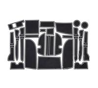 Door Groove Dust-proof Pad For Toyota For 4Runner TRD Pro 2017-2022 Rubber Mat Water Cup Auto Part Protects the original vehicle surface(Bianco)