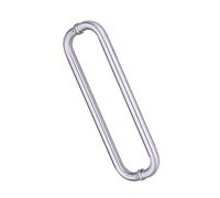 Door Handle,2pcs Adhesive Glass Barn Shed Handles Sliding,Tubular Hardware Handrail,Suitable for Shopping Malls(Hole Spacing-300mm)