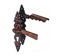 Door Handle 90 Door Fitting Door Lever Long Plate Cylinder Wrought Iron