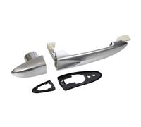 Door handle aluminum look front right 735433499