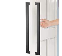 Door Handle Barn Door Pull Handle, Modern Exterior/Interior Barn Modern Door Handles,Modern Entrance Bathroom Sliding Modern Door Handle,Double Side Back to Back Install Push Handl