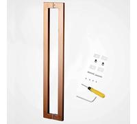 Door Handle Barn Door Sliding Door Handle Double Sided Push Pull Door Handle, Bar Pull for Shower Sliding Barn Glass/Wooden Door, Modern Rectangle Stainless Entry Doors H,Pink-180cm/70.9in - 176cm