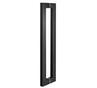 Door Handle Black Entry, Indoor Outdoor Push Pull for Home Bathroom Glass Door, 43.8Cm /60Cm / 80Cm/ 100Cm/ 120Cm/ 150C