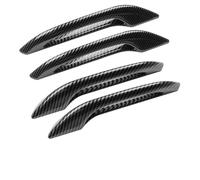 Door Handle Car Antifreeze Door Handle Compatible with New Model Y/3/3+ Highland 2024 Frost Proof Door Handle Patch Cover Car Modification Parts(4pcs Bright carbon)