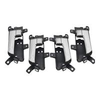 Door Handle Clip Chrome Inside Interior Door Handle for Kia Borrego Mohave 3.8L 4.6L 2007-2015 Driver or Passenger Replacement(4Pcs Left Right Set)