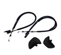 Door Handle Clip Left Right Front Seat Tilt Handle Cable for Ford Fiesta MK5 for Fusion 2001-2012 Replacement(Left Right kit)