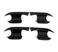 Door Handle Cover For ID.3 2020-2024 Single Hole Dual Smart Door Handle Bowl Anti-Scratch Nano Coating Modification Kit With Decorative Trim Protector Compatible(Blade Door Bowl Bright Black)
