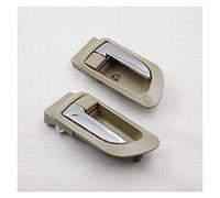 Door Handle Cover Front Rear Left Right Car Inner Interior Door Handle Inside Handles for Great for Wall Haval Hover H3 H5 2010 2011 2012 2013(One Pair Beige)