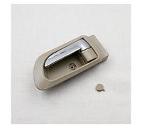 Door Handle Cover Front Rear Left Right Car Inner Interior Door Handle Inside Handles for Great for Wall Haval Hover H3 H5 2010 2011 2012 2013(Left Side Beige)