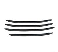 Door Handle Cover Trim Decorative Strip Exterior Accessory Black Stainless Steel For BMW 5 Series 520li F10 from 2011 to 2017