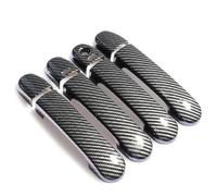 Door Handle Covers Car Exterior Door Handle Cover Trim for Nissan for Versa for Tiida for Latio 2004-2011 Protection Shell Outer Exterior Side Handles Auto(Black 1)