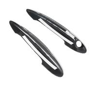 Door Handle Covers Gloss Black For BMW For Mini Gen 2 R56 & 2 Pcs Black/Carbon Fiber 1Pc Fuel Tank Cap Cover(Carbon Fiber Set)
