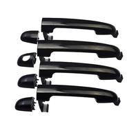 Door Handle Covers Gloss Black Replacement for Hyundai for Sonata 2006 2007 2008 2009 2010 Front Rear Left Or Right 1 2 4 Pcs Chrome Exterior Car(4 Sides Kit Black)(4 Sides Kit Black)