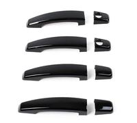Door Handle Covers part Compatible With Chevrolet For Tracker 2020-2024 Car Exterior Door Handle Sticker Cover Decoration Trim Protector Set(Black)