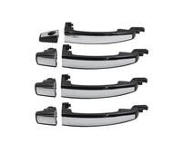 Door Handle Covers Trim Compatible with Malibu 2013 2014 2015 OEM: 25936893 Chrome Outside Exterior Door Handle(ONE Set 4PCS)(Rear Right)