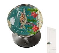 Door Handle | Decorative Animal Patterns Door Handle | Heavy-Duty Aesthetic Decor, Scratch-Resistant Decorative Bedroom Doorknobs for Studio Apartment Bathroom