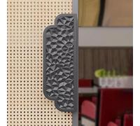 Door Handle, Double-Sided Solid Aluminum Pull Push Handle, 50cm, Embossed Surface, Wire Drawing Process for Sliding Doors, Durable and Stylish