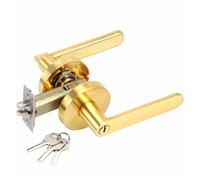 : Door Handle For Indoor - Golden Aluminum Alloy Wardrobe Door Handle - Scratch-Proof Replacement Parts for Apartment and Business