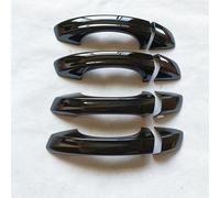 Door Handle For Skoda For Octavia 3 MK3 A7 RS 2014 2015 2016 2017 2018 Car Accessories Exterior Door Handle Cover Trim Gloss Black Outer Door Handle (Color : S-N)