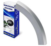 Door Handle for Tumble Dryer 240x41x34 mm with the Original Code 00643356 643356 for Bosch for Siemens for Neff - Warranty 10 Years - MONTERAL