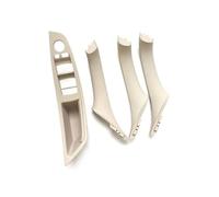 Door Handle Inner Handle 4PCS for BMW 5 Series F10 F11 520i 523i 525i 528i 535i Interior Window Lift Switch Cover Driver Door Inner Handle Cover Trim(A Oyster 4pcs)