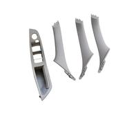 Door Handle Inner Handle 4PCS for BMW 5 Series F10 F11 520i 523i 525i 528i 535i Interior Window Lift Switch Cover Driver Door Inner Handle Cover Trim(B Gray 4pcs)