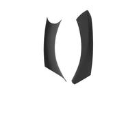 Door Handle Inner Handle for BMW 3 Series E90 E91 316 318 320 325 328 Beige Black Carbon Fiber Pattern Door Inner Handle Panel Door Handle Decorative Cover(Left Back Black)