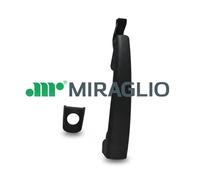 Door handle Left black 80/567 MIRAGLIO for FIAT CITROËN PEUGEOT