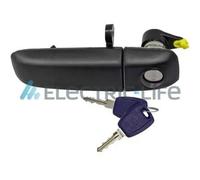 Door handle Left Front black ZR80488 ELECTRIC LIFE for FIAT PANDA