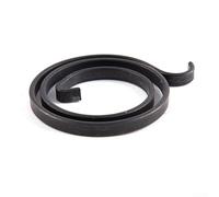 Door Handle Lever Latch Replacement Springs 1.2mm Thick, Matt Black Zinc Coated Lower Hook Flat Spring Set for Internal Coil Repair, Fits Left or Right Handed Handles, 28mm External Diameter