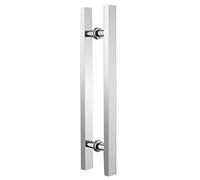 Door Handle Modern Door Handle Hardware,Modern Sliding Barn Door Handle,Modern Stainless Steel Bathroom Push Shower Door Handle,Two Sides Glass Garden Shed Door Pull Handle