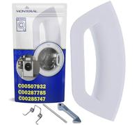 Door Handle Porthole of Washing Machine with the Original Code C00507932 C00285747 for Indesit for Ariston for Hotpoint 488000507932 for Bauknecht for Whirlpool - Warranty 10 Years - MONTERAL