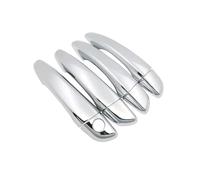 Door Handle Protector Car Exterior Door Handle Cover Trim Replacement for Vauxhall for Mokka for MK2 2021-2023 Cap Frame Plus Extra Pair Set Accessories(Metallic Silver)