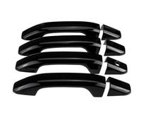 Door Handle Protector Car Exterior Door Handle Cover Trim Set Replacement for GMC 2014-2019 Car Exterior Cap Cover Frame Trim Plus Pair Set Accessories(Black)