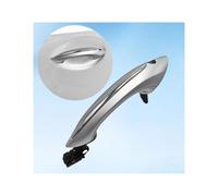 Door Handle Silver Black White Exterior Door Handle Comfort Access Keyless Go Compatible with BMW 5 7 Series F01 F02 F06 F10 520i 525d 528i 530d 530i(Silver,Rear Right Side)