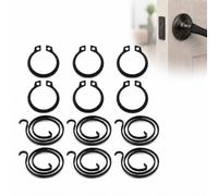 Door Handle Springs Replacement Kit, 6 Set Door Handle Spring Repair Kit | with Coil Springs & Circlips, Internal Door Handle Springs Replacement for Interior Door Handles, Door Latch DIY Repair