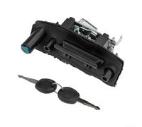 Door Handle Tailgate Lock Cylinder with 2 Keys, Steel Alloy and ABS Car Boot Lock Latch, Direct Replacement Tailgate Handle Compatible with T4 Van Rear Door