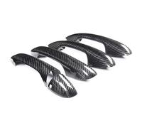 Door Handle Trim Compatible with Benz for A Class W177 2019-ON for B Class X247 2020-ON Full Carbon Fiber Door Handle Cover Trim 4 Door 5 Pieces LHD RHD