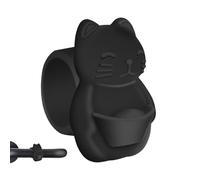 Door Handle Wall Protection - Silicone Button Bumper with Cute Cat and Elephant Design | Reusable Cushion Cover to Reduce Noise, Prevent Wall Damage and Home Door - w