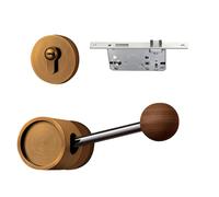 Door Handles for Interior Doors with Lock | Quiet Privacy Without Keys, Door Handle with Lock for Interiors | For Bathroom Bedroom Entrance Interior Home