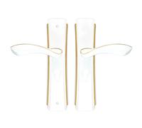 Door Handles Lock Sets Home Interior Exterior House Entrance Smart Outdoor Handlesets Lever with Keys Modern Knob Bedroom Gate