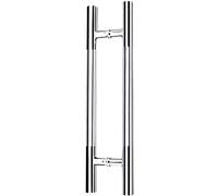 Door Handlesets Brushed Stainless Steel Conference Room Sliding Door Handle for Hotels Offices Shops