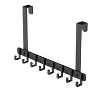 Door Hanger Hooks - Over the Door Rack for Clothes, Towels & Accessories | Durable Over Door Hook Organizer for Bathroom, Bedroom, Entrance, Closet, Metal Hanging Rack for Instant Wall Free Storage