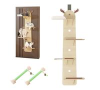 Door Hanging Cat Shelf, Over The Door Tree Climber, 67 H X 23" W Multi Level Hanging Mounted Shelves, Pet Jump Shelf, Over The Doors Tree Climber for Indoor Cats (B)