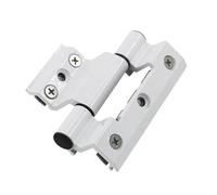 Door Hinge 1Pc Aluminum Alloy Door and Window Broken Bridge Hinge Insulation Broken Bridge Folding Hinges Furniture Hardware Easy to Install (Color : White-90mm)
